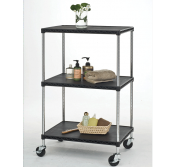 60x45 Multi-Tier Plastic Shelving with Steel Racks