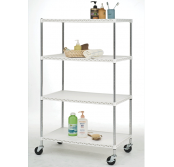 75x45 Multi-Tier Plastic Shelving with Steel Racks