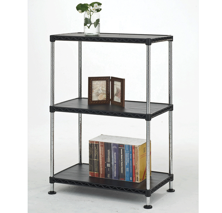 60x35 Multi-Tier Plastic Shelving with Steel Racks