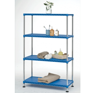 75x35 Multi-Tier Plastic Shelving with Steel Racks